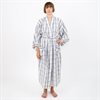 ECO CHECK Kimono, vit/blå